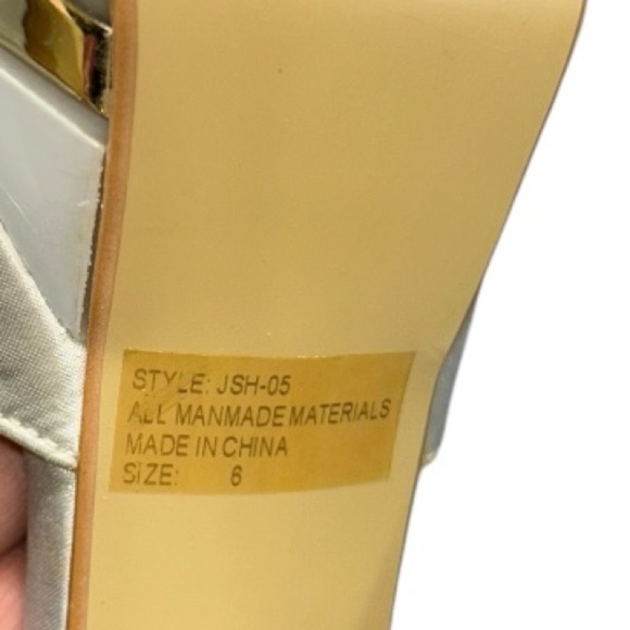 ROCUS Silver Platform Stilettos Women’s Like New Excellent Condition Size 6 - Picture 12 of 12